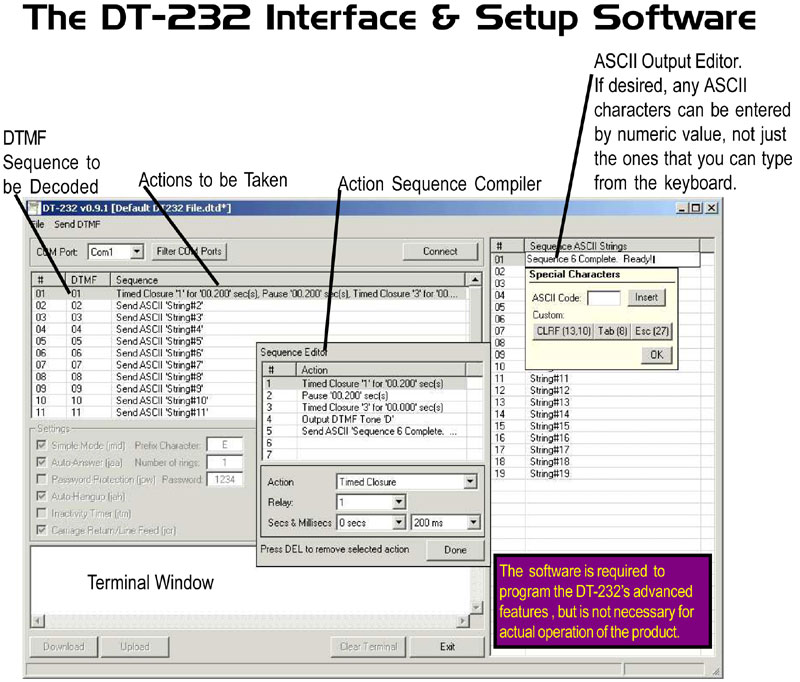 DT-232 Configuration Software